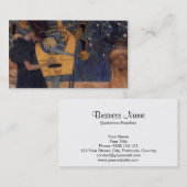 音楽 – Gustavクリムト 名刺 (正面/裏面)