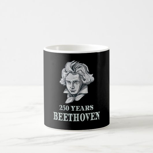 音楽 – Ludwig van Beethovenの250年 コーヒーマグカップ (中央)