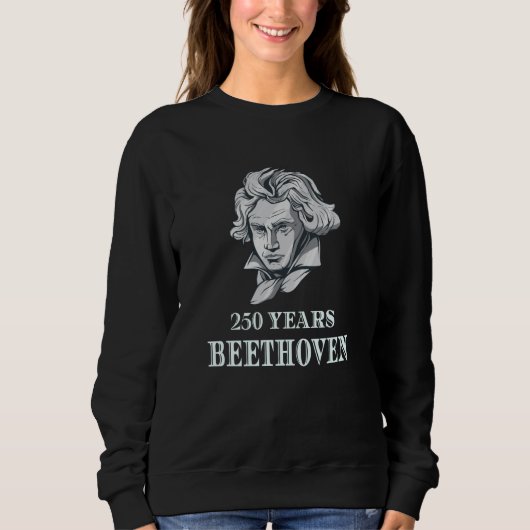 音楽 – Ludwig van Beethovenの250年 スウェットシャツ (正面)
