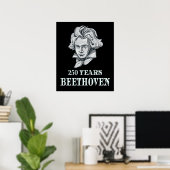 音楽 – Ludwig van Beethovenの250年 ポスター (ホームオフィス)