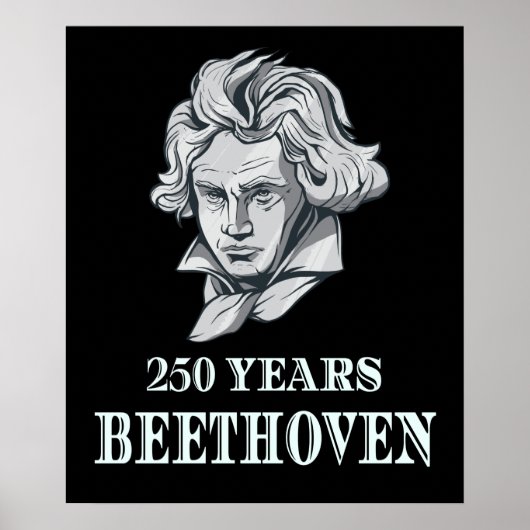 音楽 – Ludwig van Beethovenの250年 ポスター (正面)