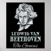 音楽 – Ludwig Van Beethoven The Genius ポスター (正面)