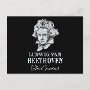 音楽 – Ludwig Van Beethoven The Genius ポストカード