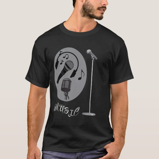 音楽 Tシャツ (正面)