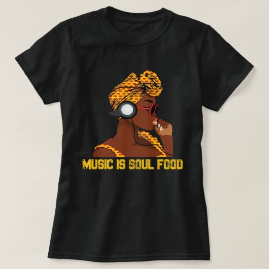 音楽 Tシャツ (デザイン正面)