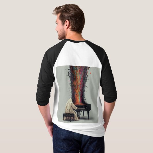 音楽 Tシャツ (裏面フル)