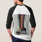 音楽 Tシャツ (裏面)