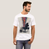 音楽 Tシャツ (正面フル)