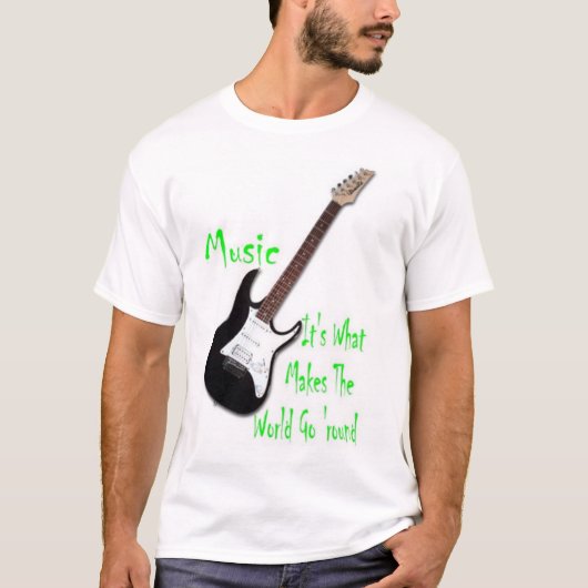 音楽 Tシャツ (正面)