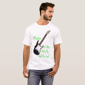 音楽 Tシャツ (正面フル)
