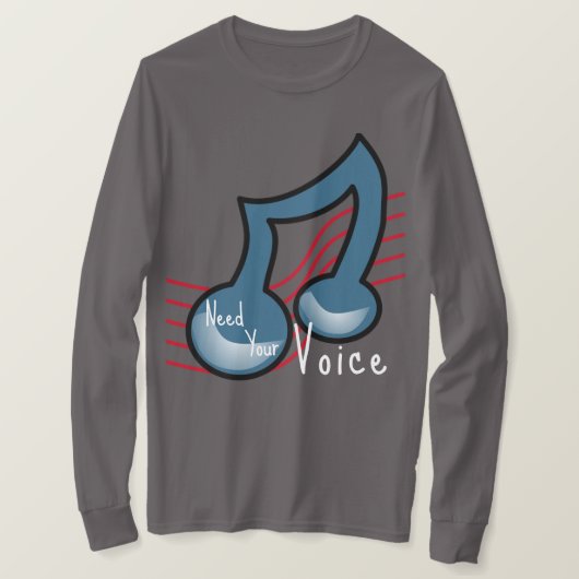 音楽 Tシャツ (デザイン正面)