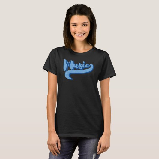 音楽 Tシャツ (正面フル)