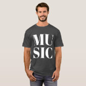 音楽 Tシャツ (正面フル)