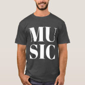 音楽 Tシャツ (正面)