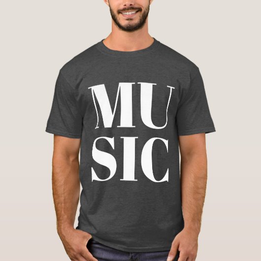 音楽 Tシャツ (正面)