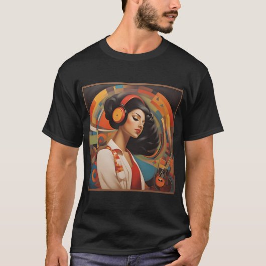 音楽 Tシャツ (正面)