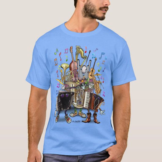 音楽 Tシャツ (正面)