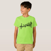 音楽 Tシャツ (正面フル)