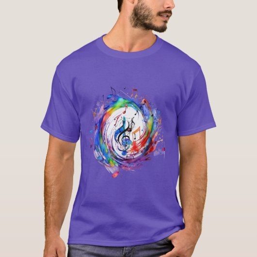 音楽 – Vortex Tシャツ (正面)