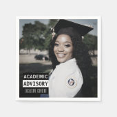 音楽CDアルバムカバー卒業パーティー スタンダードカクテルナプキン (正面)