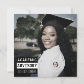 音楽CDアルバムカバー卒業パーティー 招待状 (正面)