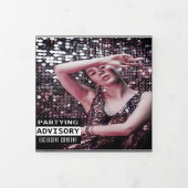 音楽CDアルバムカバー小冊子誕生日パーティー 三つ折り招待状 (カバー)