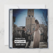 音楽CDケースアルバムカバーブルー結婚ズ 招待状 (正面)