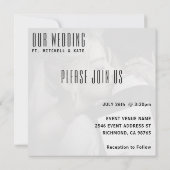 音楽CDケースアルバムカバー結婚ズ 招待状 (裏面)