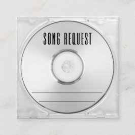 音楽CDケースソングリクエスト エンクロージャーカード