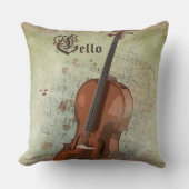 音楽CELLO – 枕 (正面)