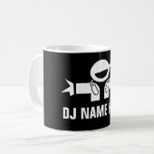 音楽DJのためのカスタムなDJのディスクジョッキーのコーヒー・マグ コーヒーマグカップ (正面左)
