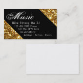 音楽DJの名刺 名刺 (正面/裏面)