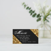 音楽DJの名刺 名刺 (スタンド正面)