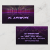 音楽djの名刺 名刺 (正面/裏面)