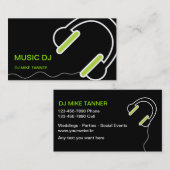 音楽DJの名刺 名刺 (正面/裏面)