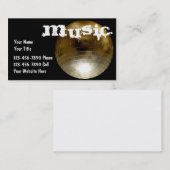 音楽DJの名刺 名刺 (正面/裏面)