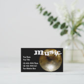 音楽DJの名刺 名刺 (スタンド正面)