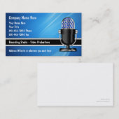 音楽DJの名刺 名刺 (正面/裏面)