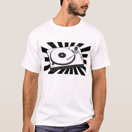 音楽djのTシャツ Tシャツ (正面)