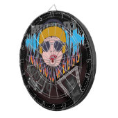 音楽DJダートボード ダーツボード (正面右)