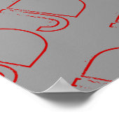 音楽DJヘッドフォンのデコレーションウォール ポスター (角)