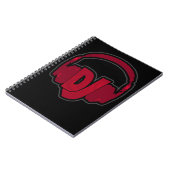 音楽DJヘッドフォン ノートブック (左側)