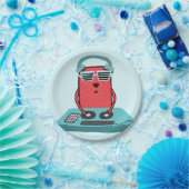 音楽DJミキサースクールバンドカッコいいミュージシャンアート ペーパープレート (パーティー)