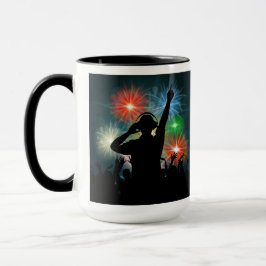 音楽DJモカスタムノグラムマグ マグカップ