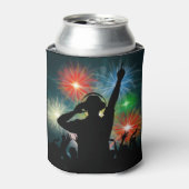 音楽DJ名前をカスタムする缶クーラー 缶クーラー (缶正面)