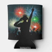 音楽DJ名前をカスタムする缶クーラー 缶クーラー (裏面)