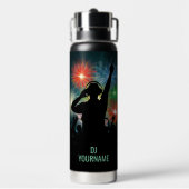 音楽DJ名前をカスタムする ウォーターボトル (背面)