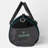 音楽DJ名前をカスタムする ダッフルバッグ (右)