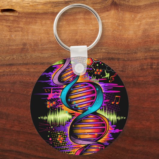 音楽DNA キーホルダー (正面)