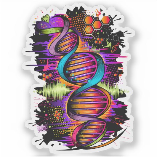 音楽DNA シール (正面)